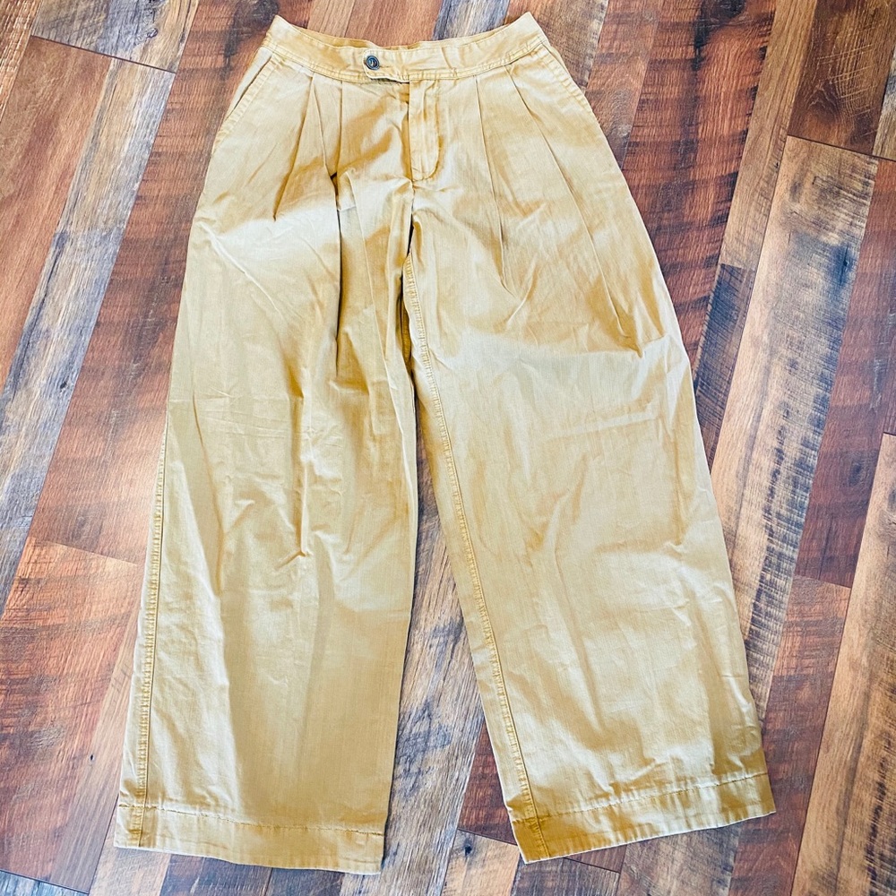 FREE PEOPLE Liberty Pleated High Waist Wide Leg - Picture 3 of 7